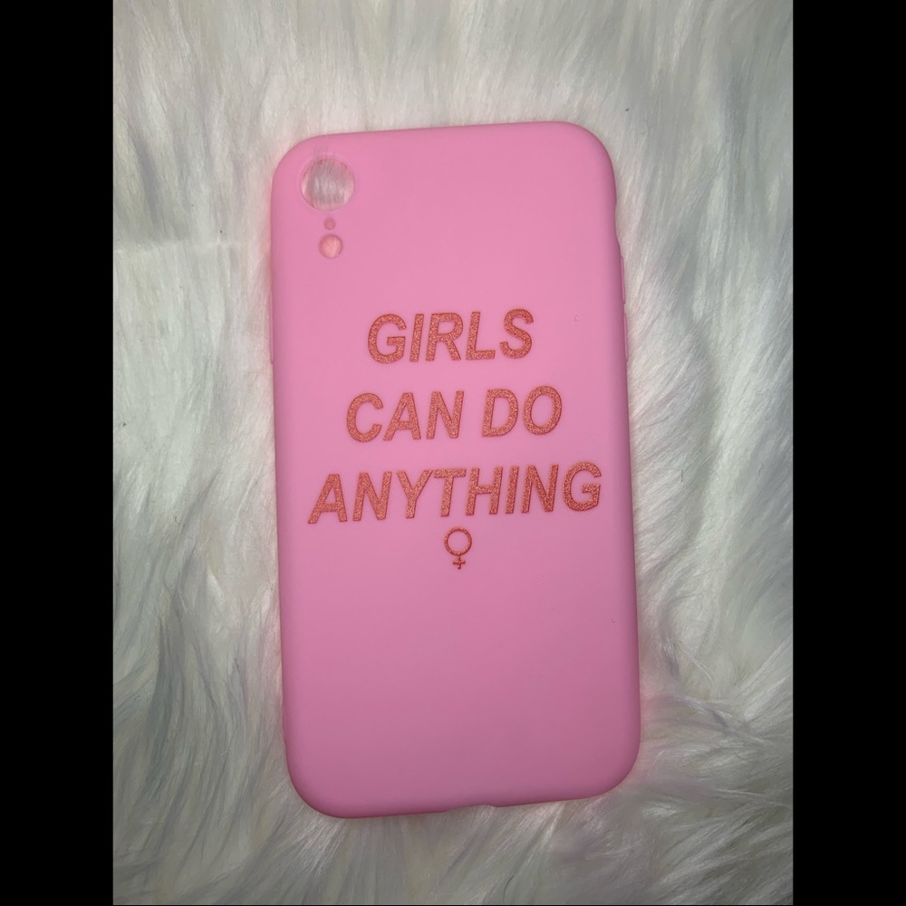 Pink IPhone XR case